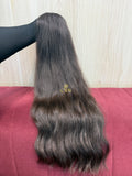 Cabelo Castanho Natural Claro 64cm 118g Brasileiro do Sul