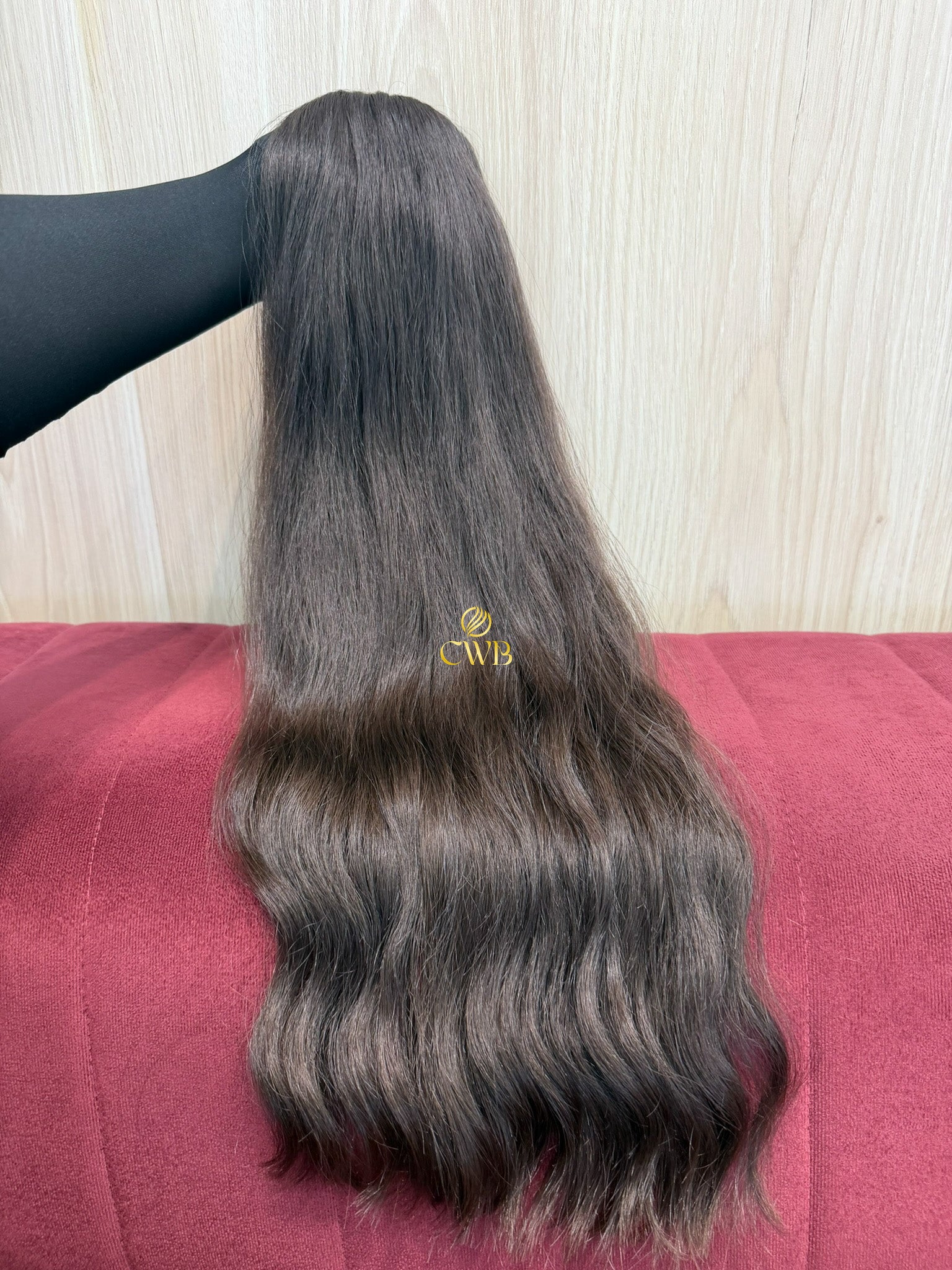 Cabelo Castanho Natural Claro 64cm 118g Brasileiro do Sul