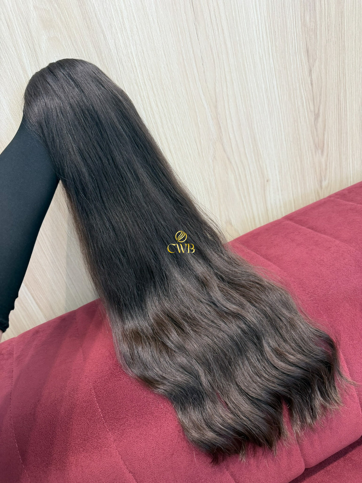 Cabelo Castanho Natural Claro 64cm 118g Brasileiro do Sul