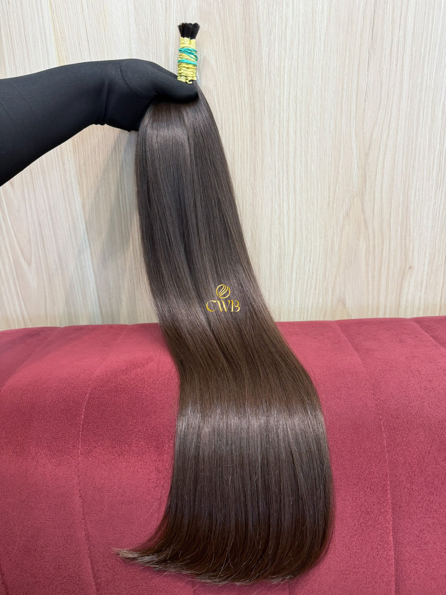 Cabelo Castanho Natural Claro 70cm 104g Brasileiro do Sul
