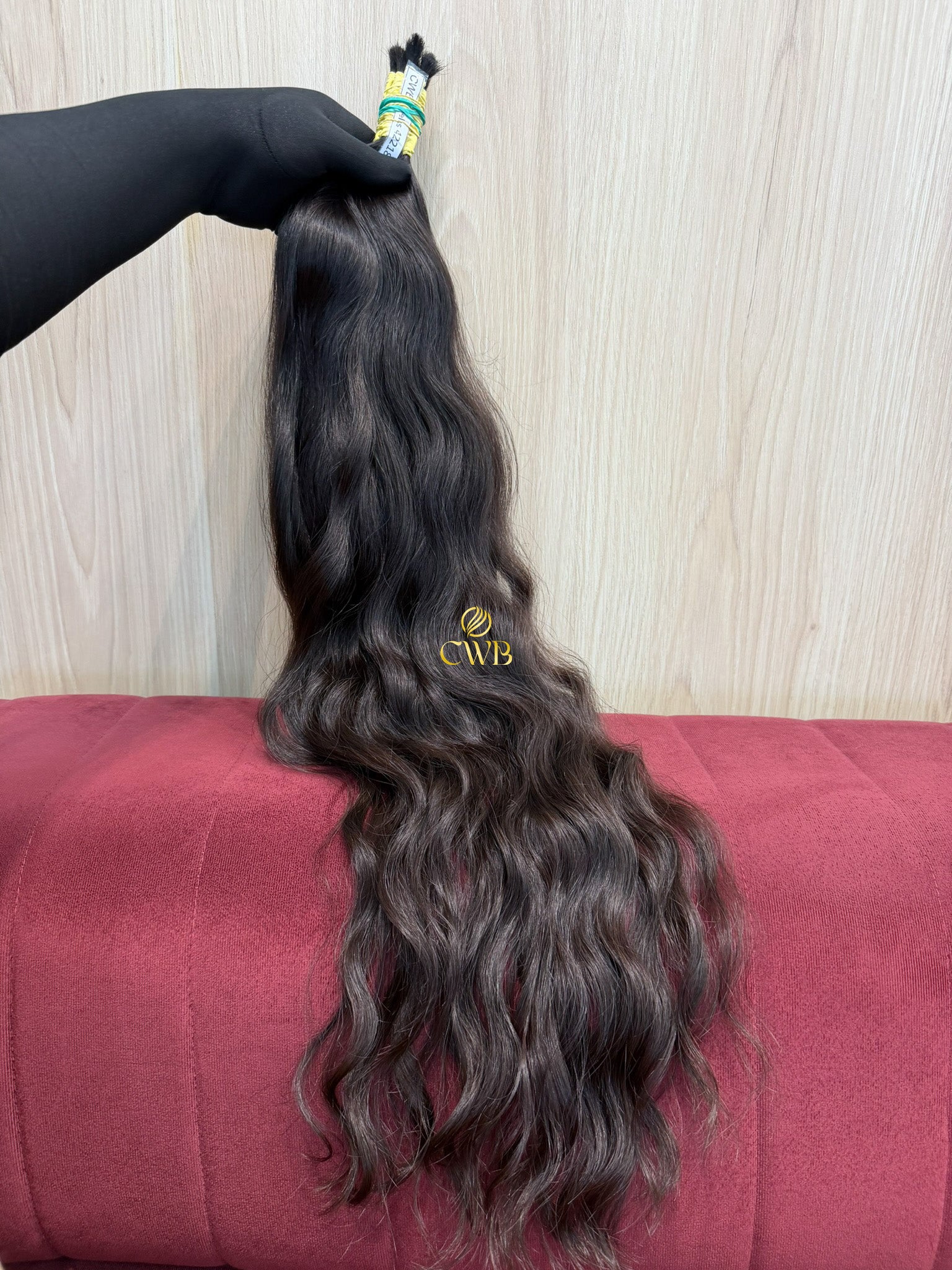 Cabelo Castanho Natural Médio 76cm 128g Brasileiro do Sul
