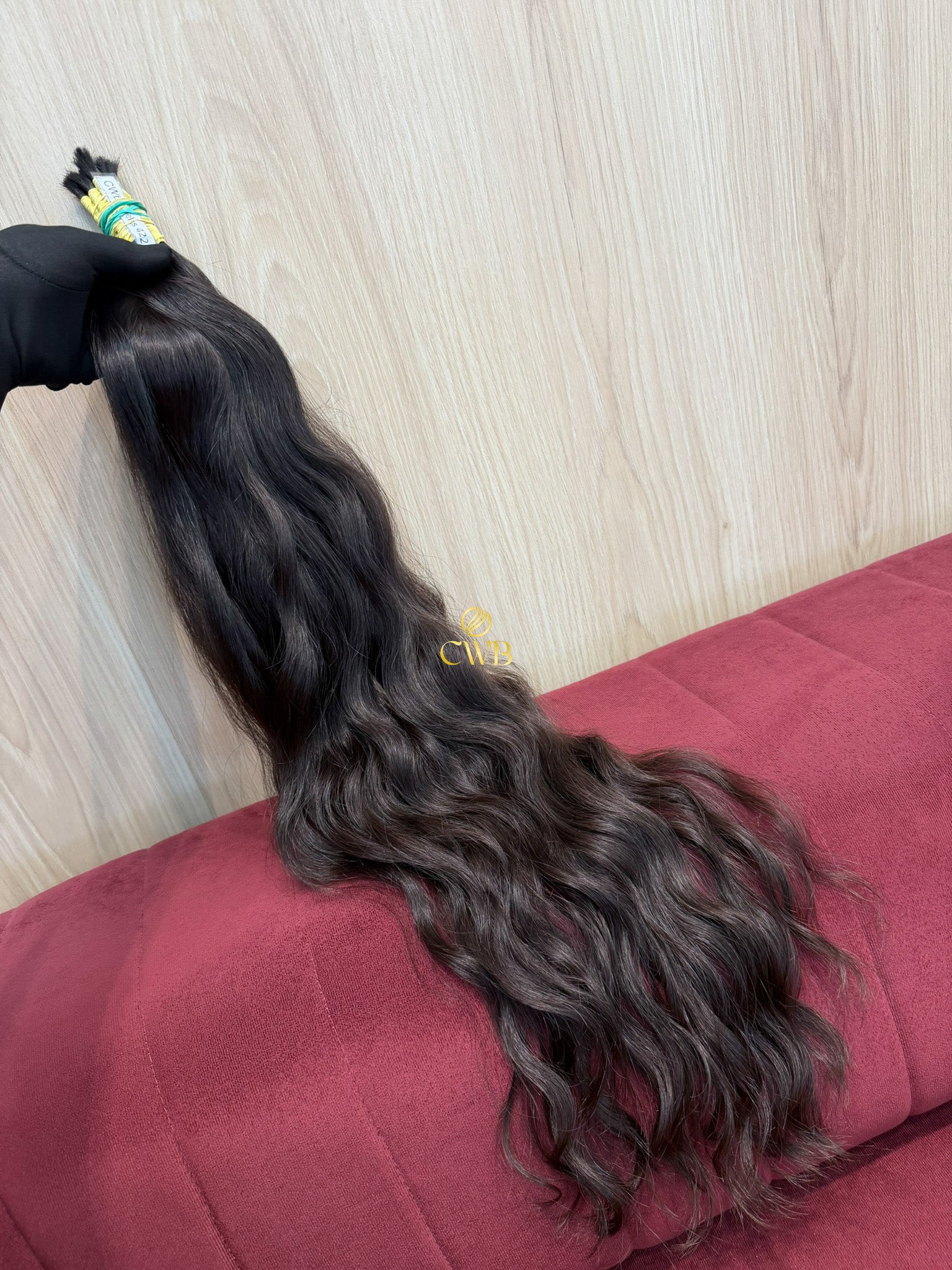 Cabelo Castanho Natural Médio 76cm 128g Brasileiro do Sul
