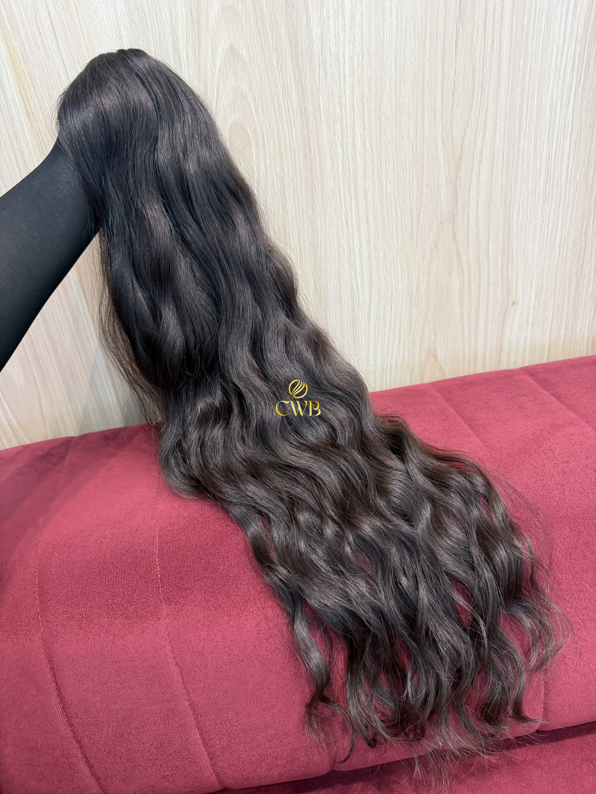 Cabelo Castanho Natural Médio 76cm 128g Brasileiro do Sul