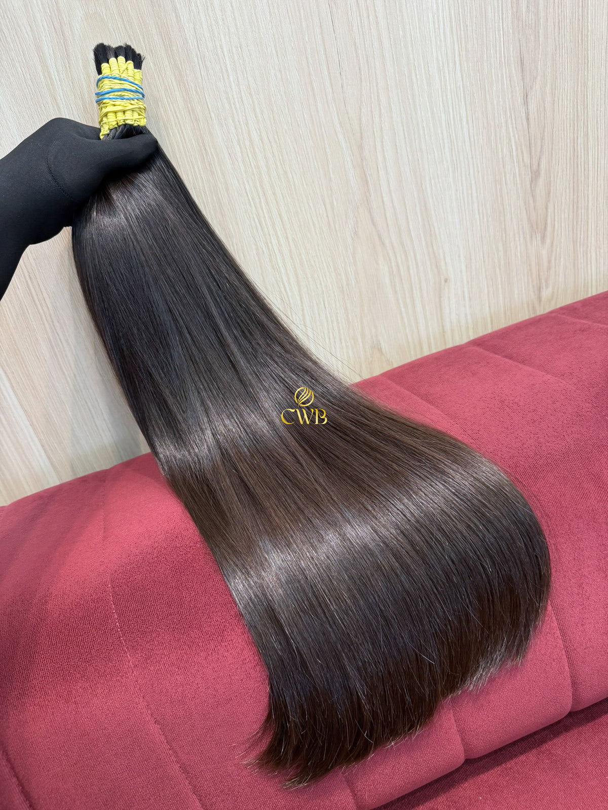 Cabelo Castanho Natural Médio 63cm 266g Brasileiro do Sul