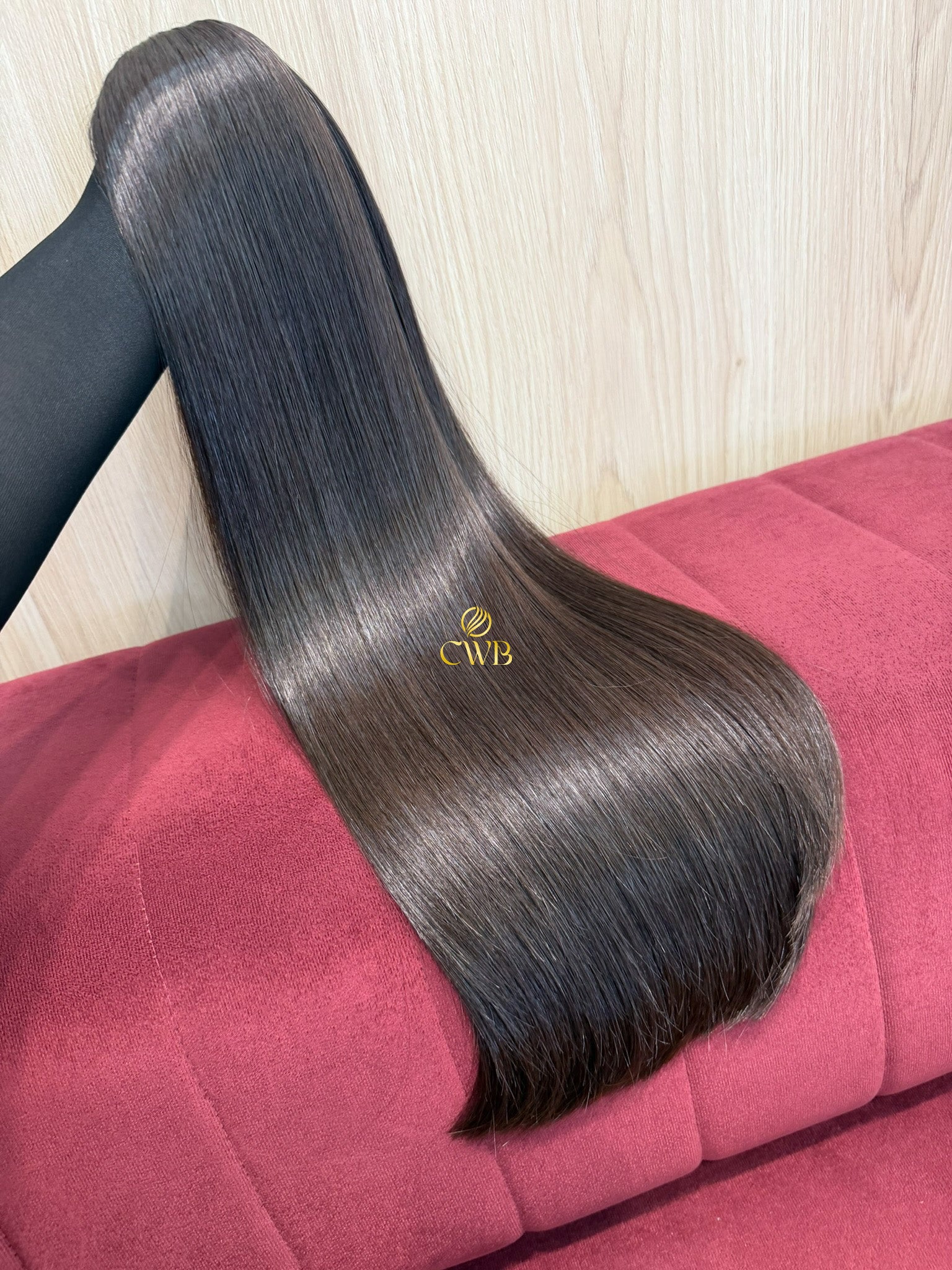Cabelo Castanho Natural Médio 63cm 266g Brasileiro do Sul