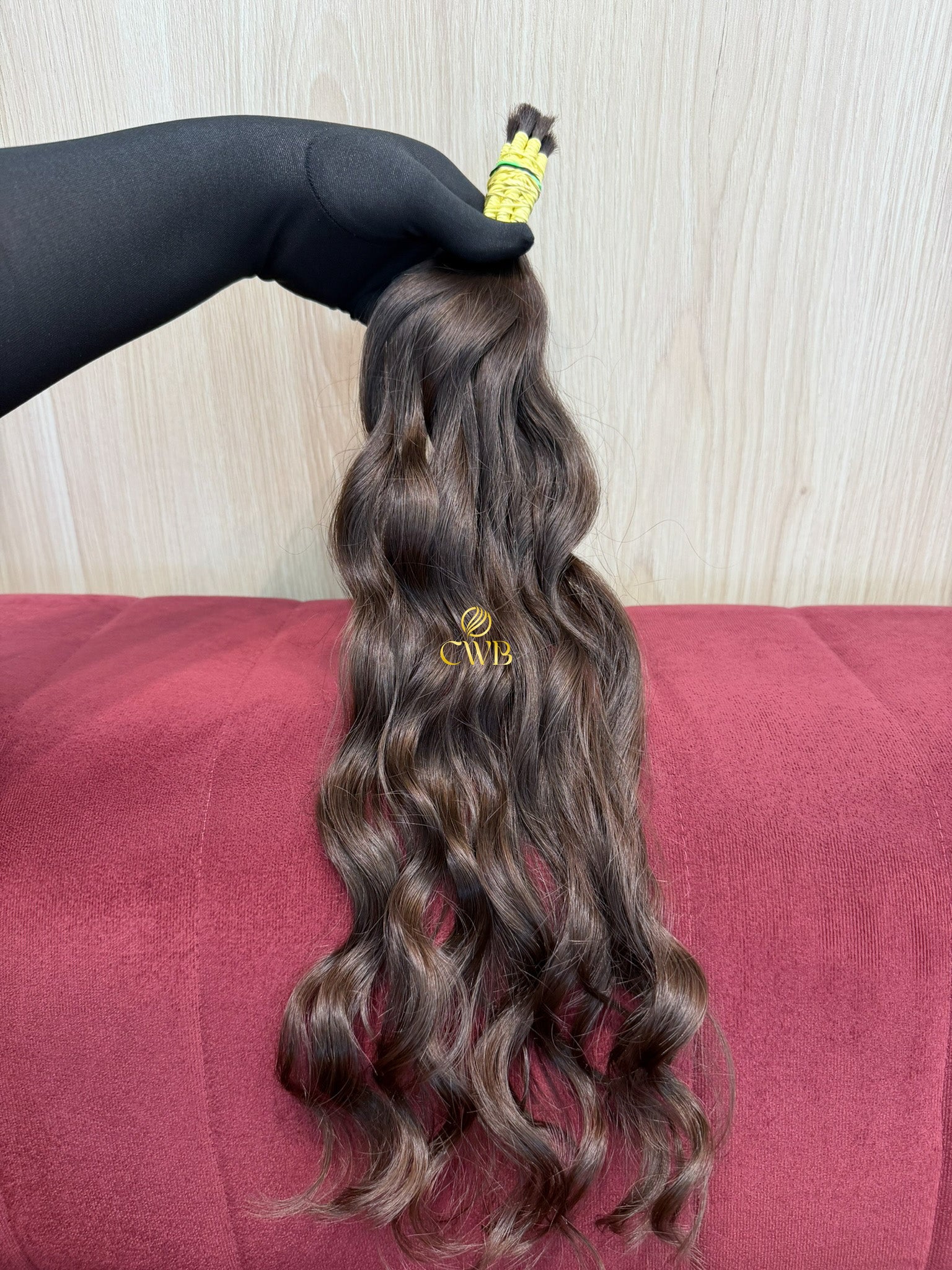 Cabelo Castanho Natural Claro 48cm 74g Brasileiro do Sul