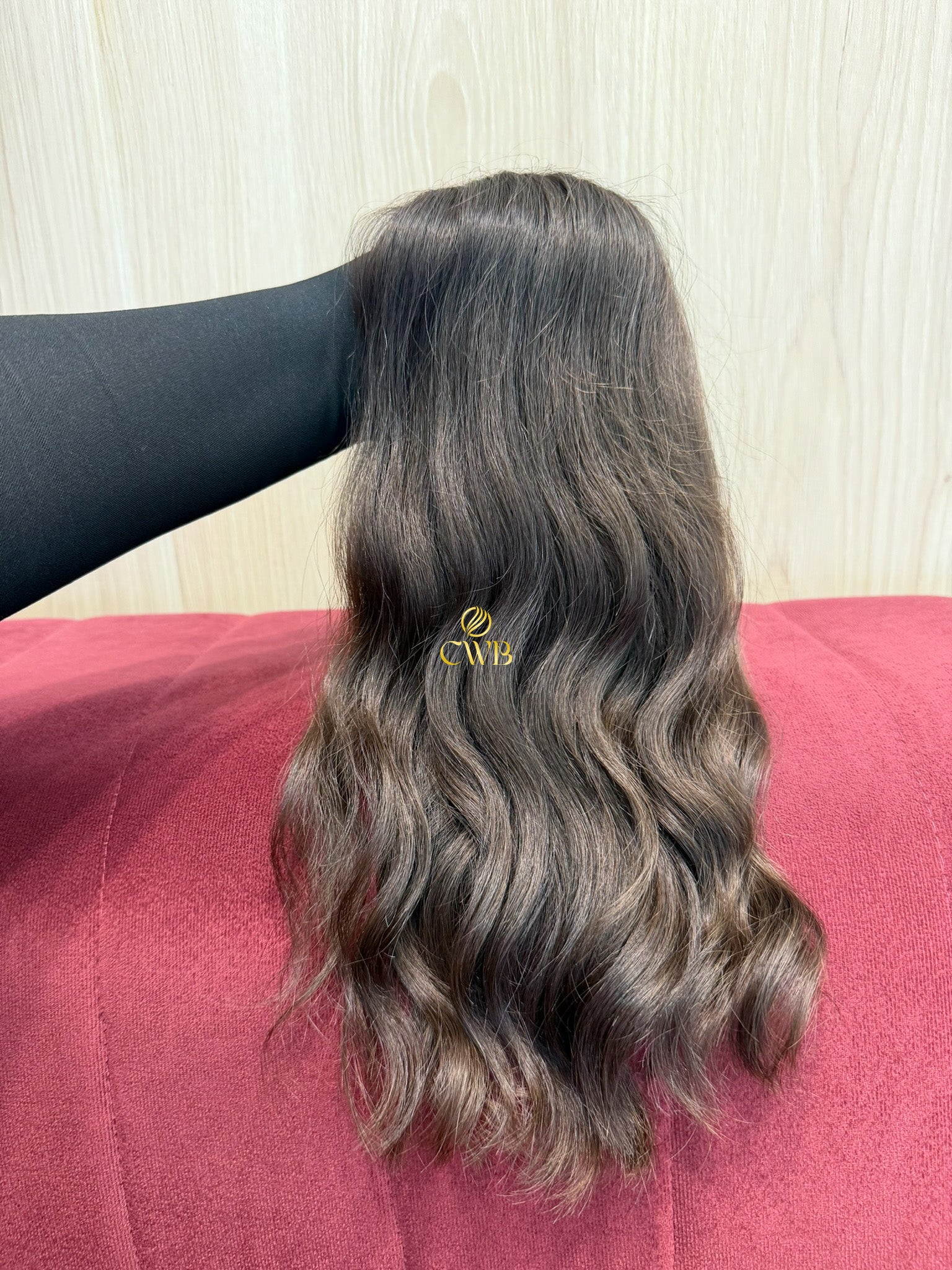 Cabelo Castanho Natural Claro 44cm 109g Brasileiro do Sul