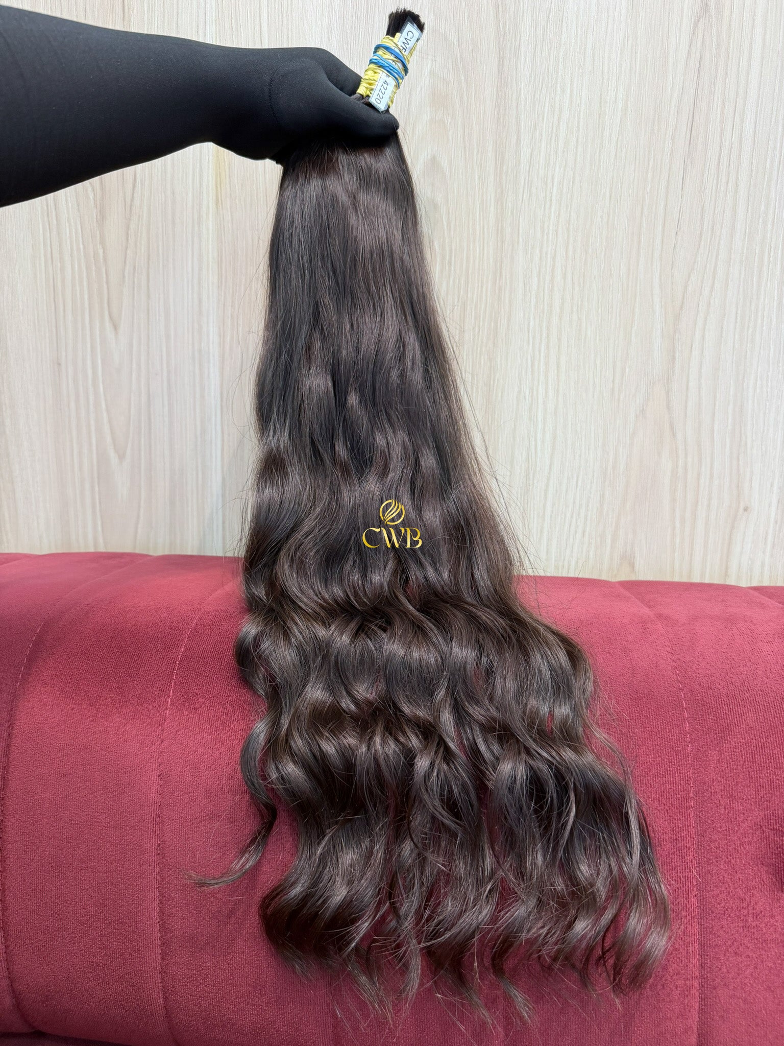Cabelo Castanho Natural Médio 68cm 134g Brasileiro do Sul