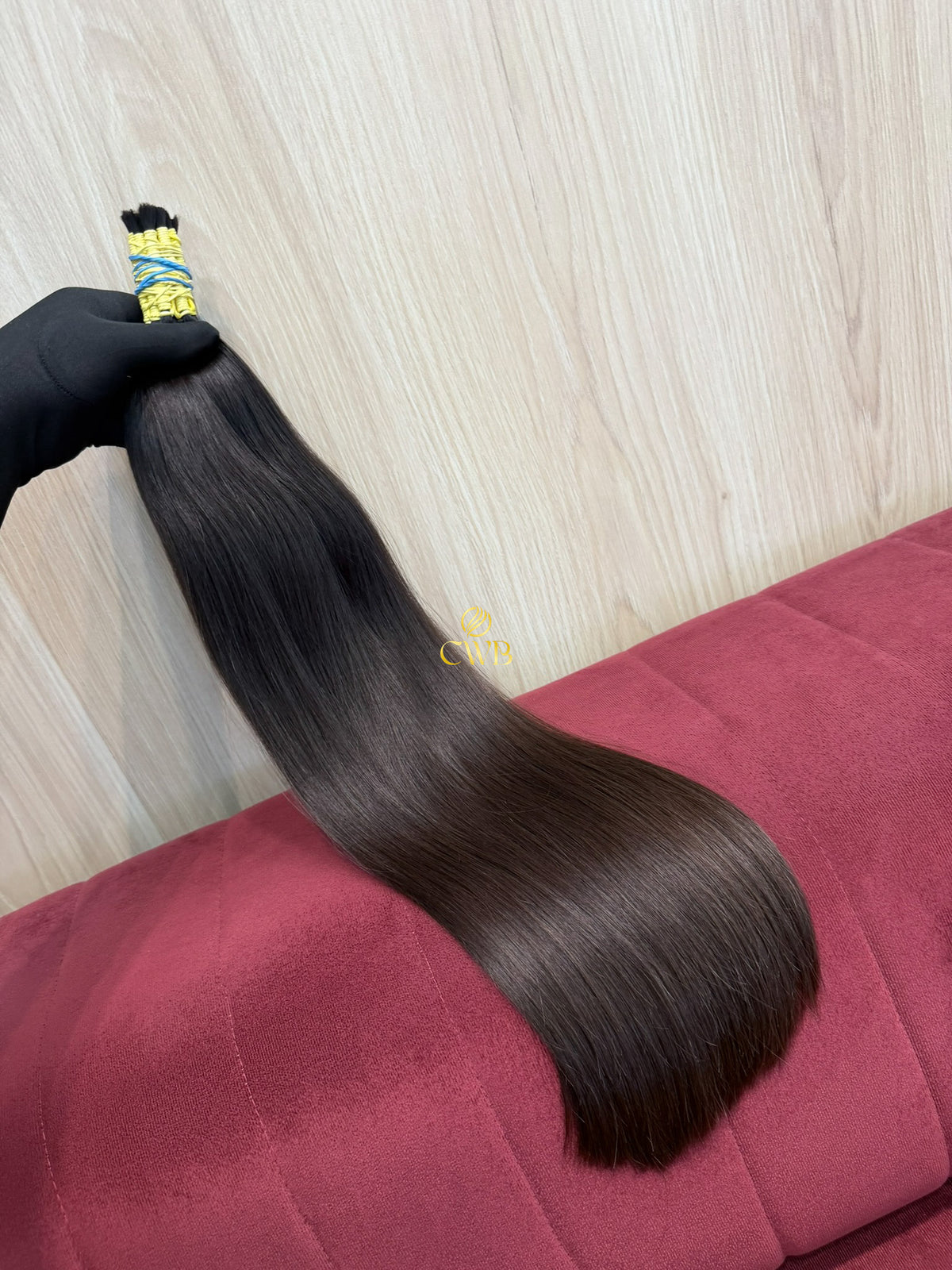 Cabelo Castanho Natural Claro 60cm 144g Brasileiro do Sul