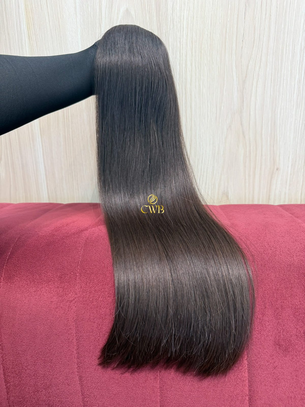 Cabelo Castanho Natural Claro 60cm 144g Brasileiro do Sul