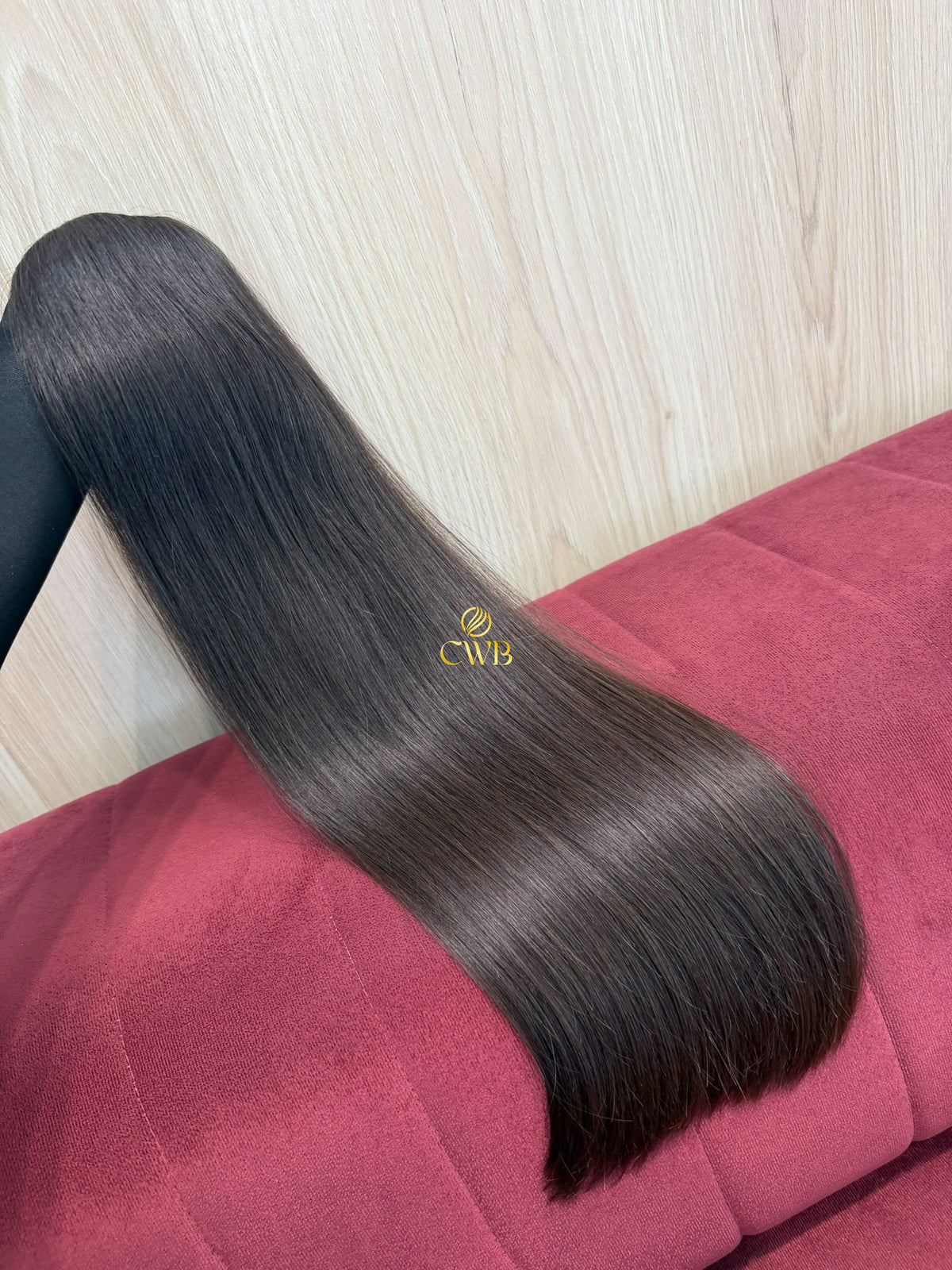 Cabelo Castanho Natural Claro 60cm 144g Brasileiro do Sul