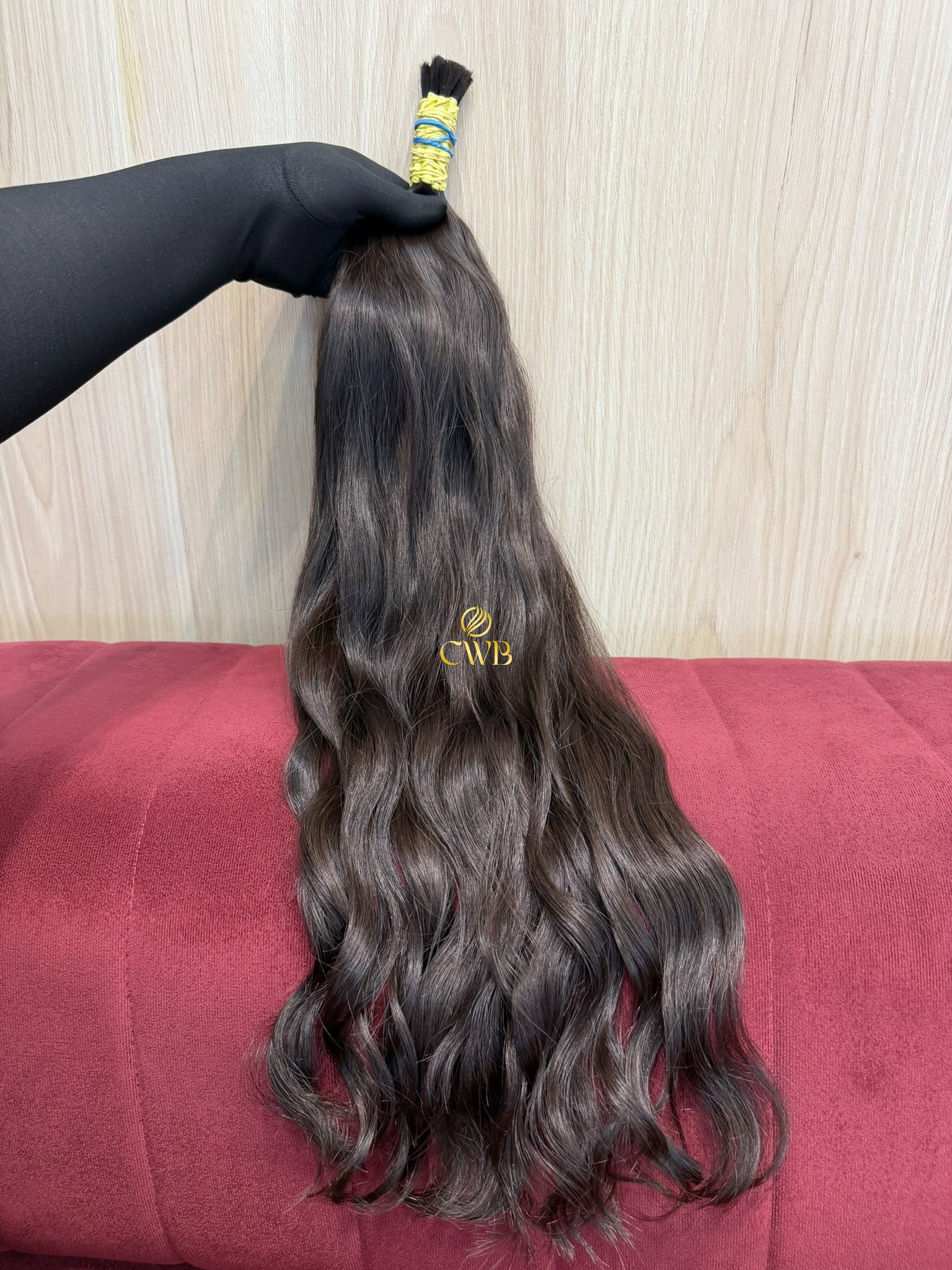 Cabelo Castanho Natural Médio 65cm 109g Brasileiro do Sul