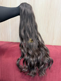 Cabelo Castanho Natural Médio 65cm 109g Brasileiro do Sul