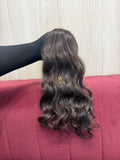 Cabelo Castanho Natural Médio 42cm 77g Brasileiro do Sul