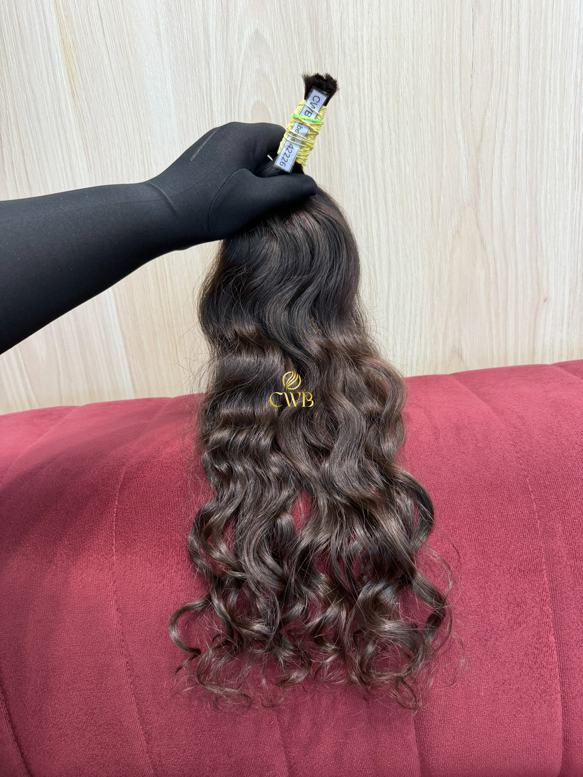 Cabelo Castanho Natural Médio 48cm 65g Brasileiro do Sul