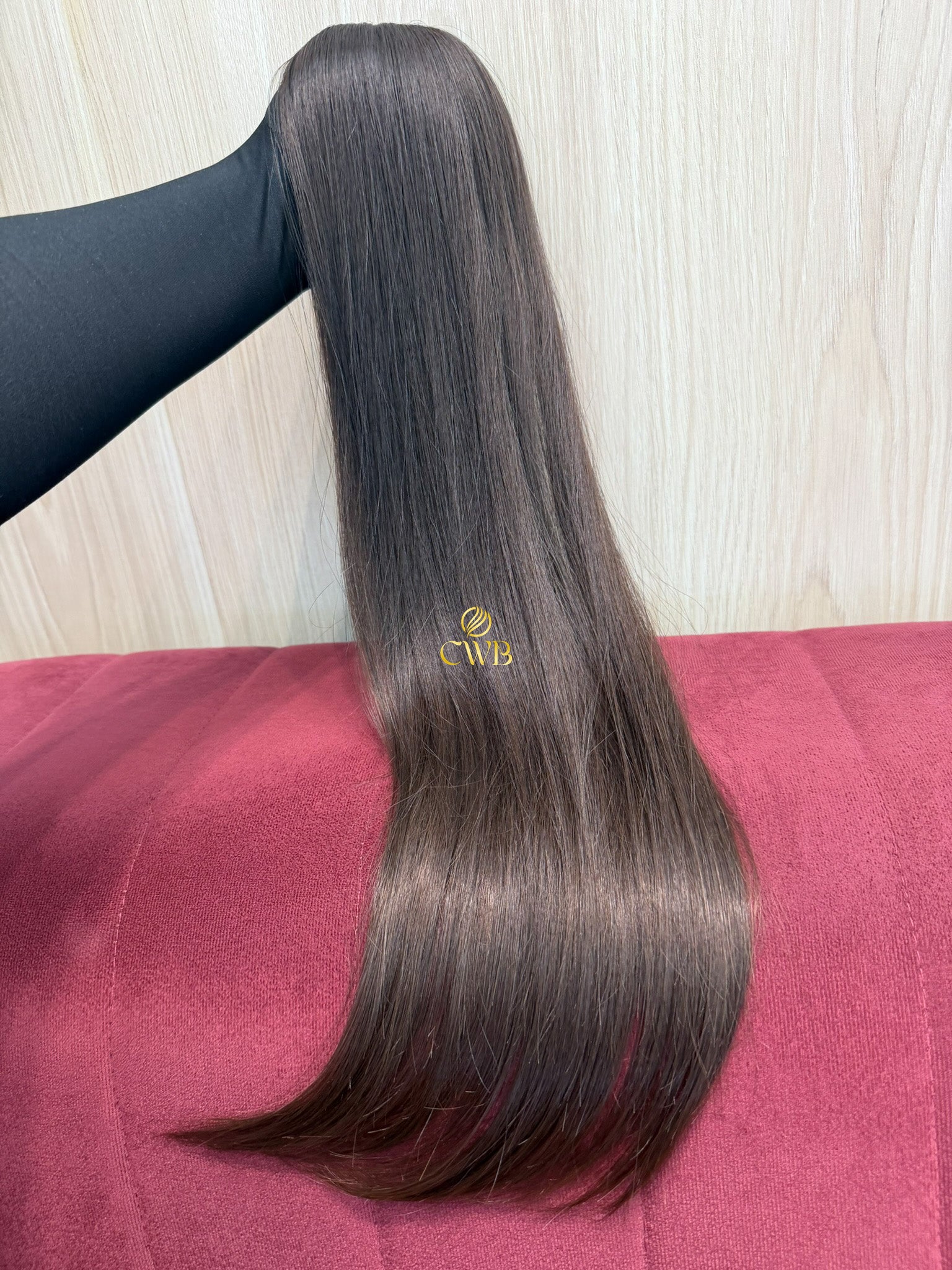 Cabelo Castanho Natural Claro 62cm 58g Brasileiro do Sul