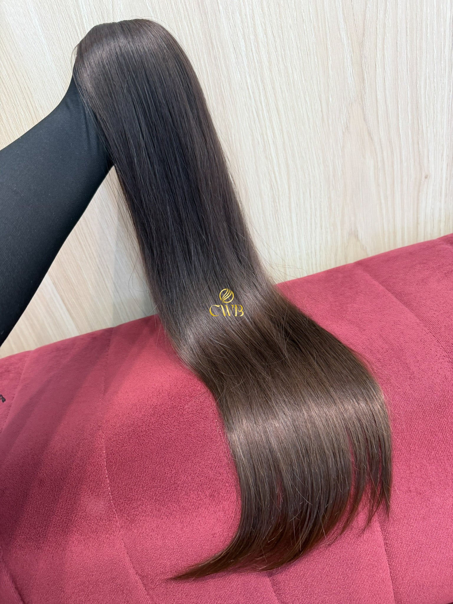 Cabelo Castanho Natural Claro 62cm 58g Brasileiro do Sul