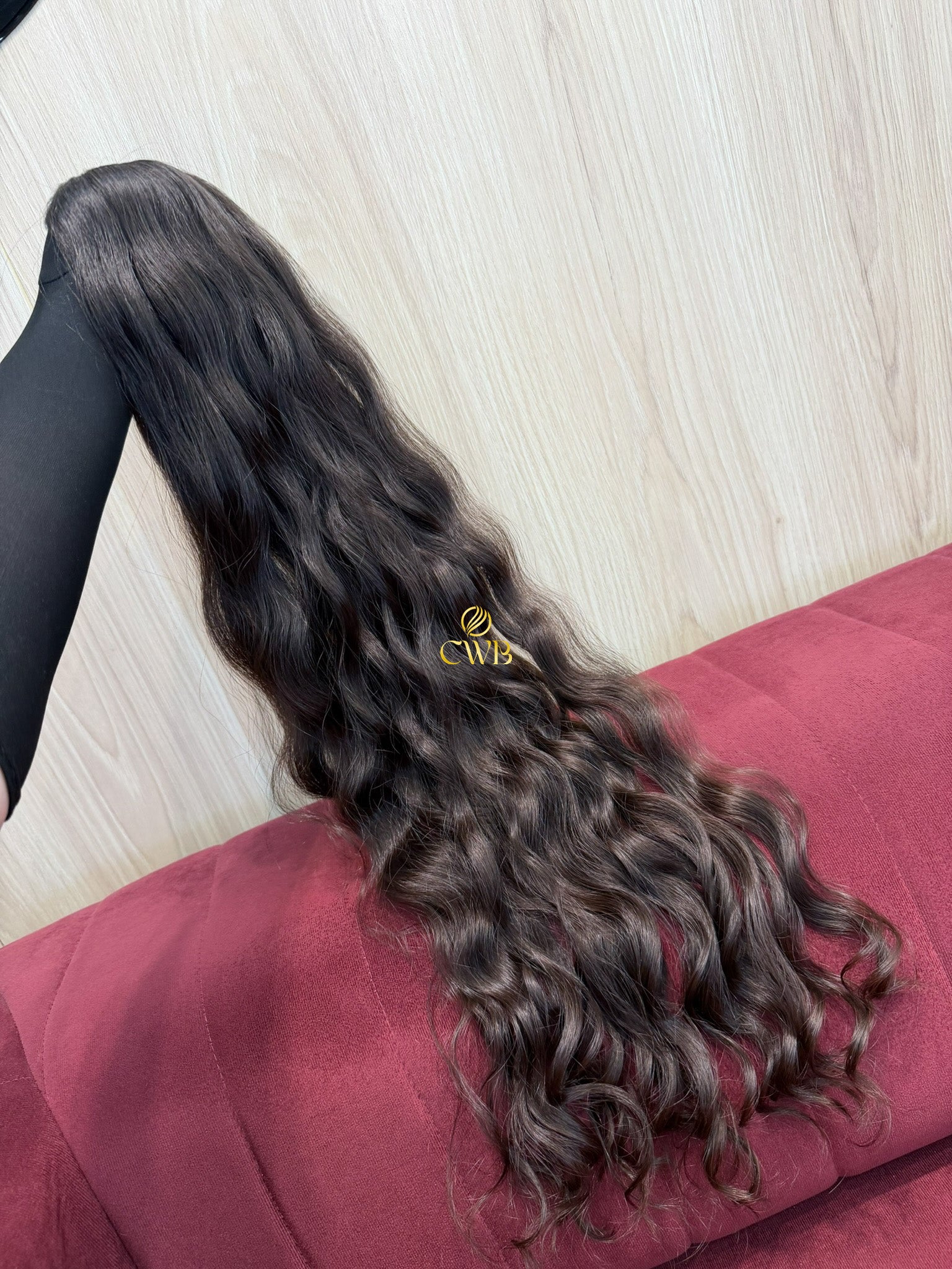 Cabelo Castanho Natural Médio 76cm 161g Brasileiro do Sul