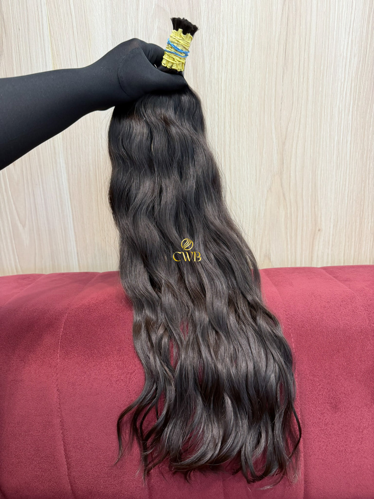 Cabelo Castanho Natural Médio 62cm 153g Brasileiro do Sul