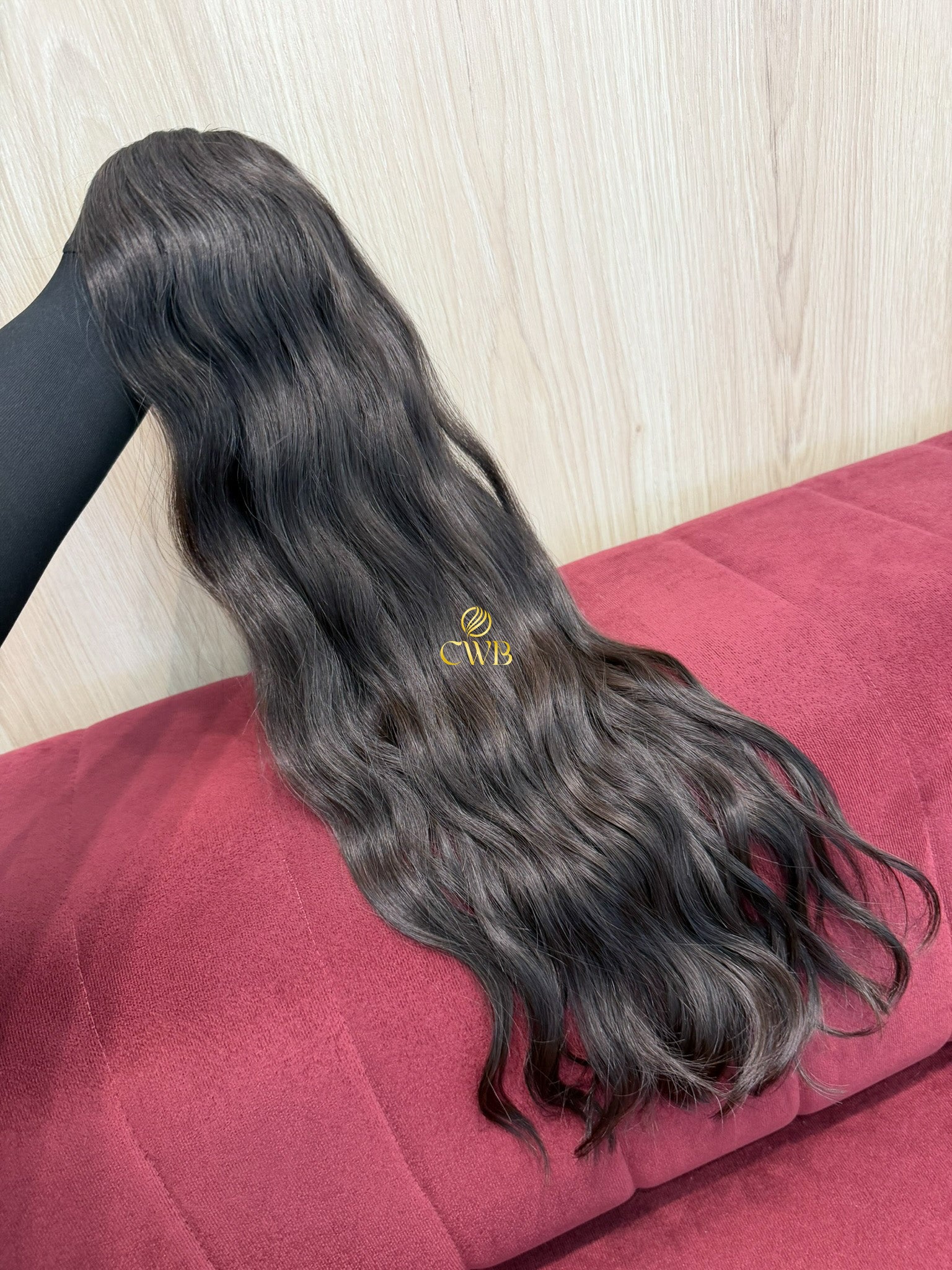 Cabelo Castanho Natural Médio 62cm 153g Brasileiro do Sul