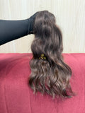 Cabelo Castanho Natural Médio 41cm 61g Brasileiro do Sul