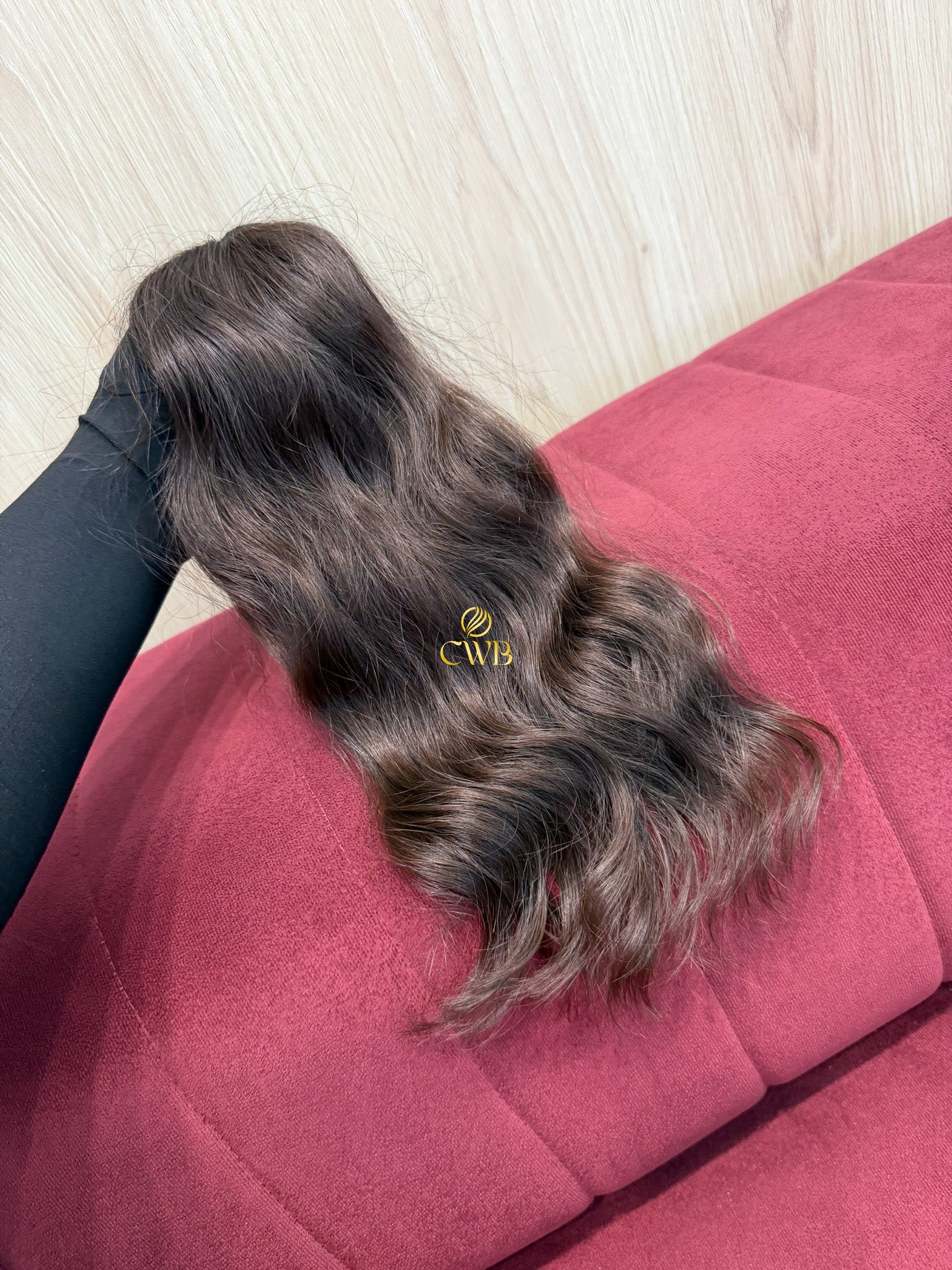 Cabelo Castanho Natural Médio 41cm 61g Brasileiro do Sul