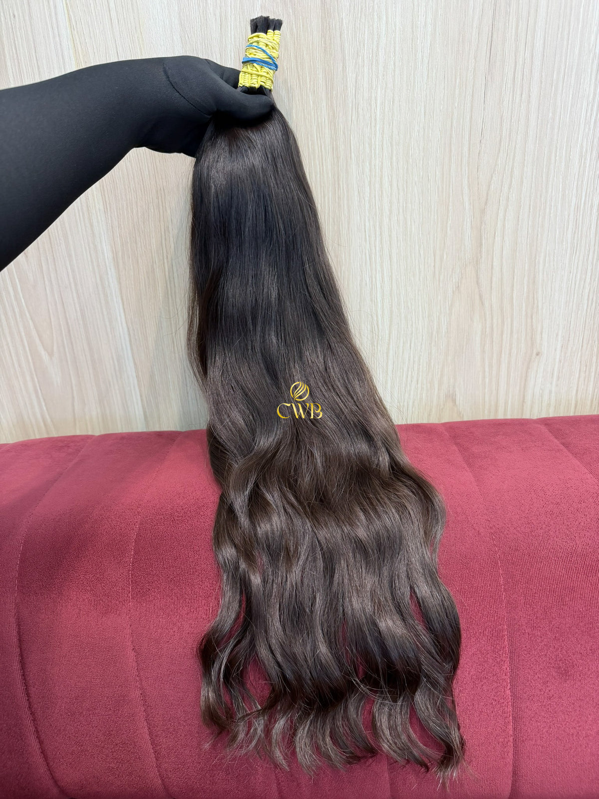 Cabelo Castanho Natural Médio 67cm 155g Brasileiro do Sul