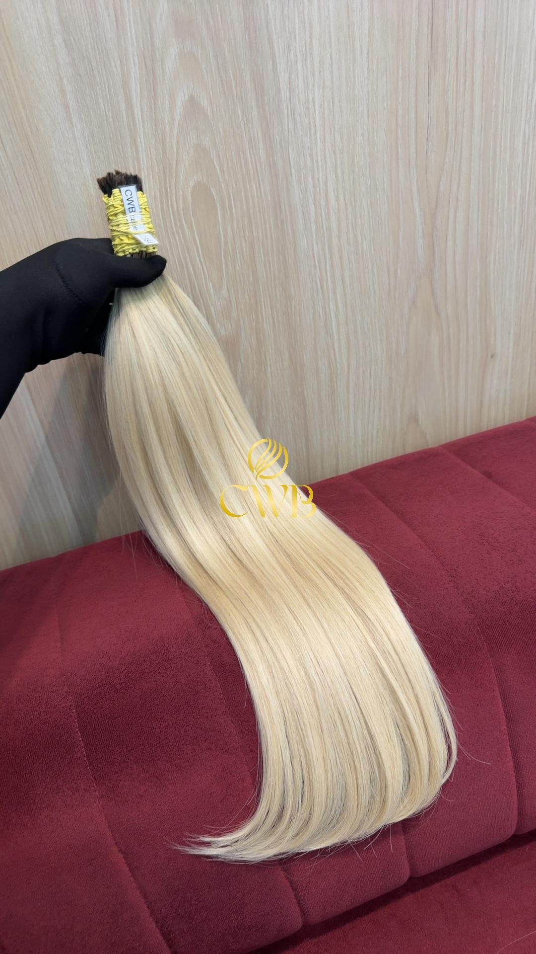 Cabelo Loiro Descolorido Raiz Esfumada 60cm 144g Brasileiro do Sul