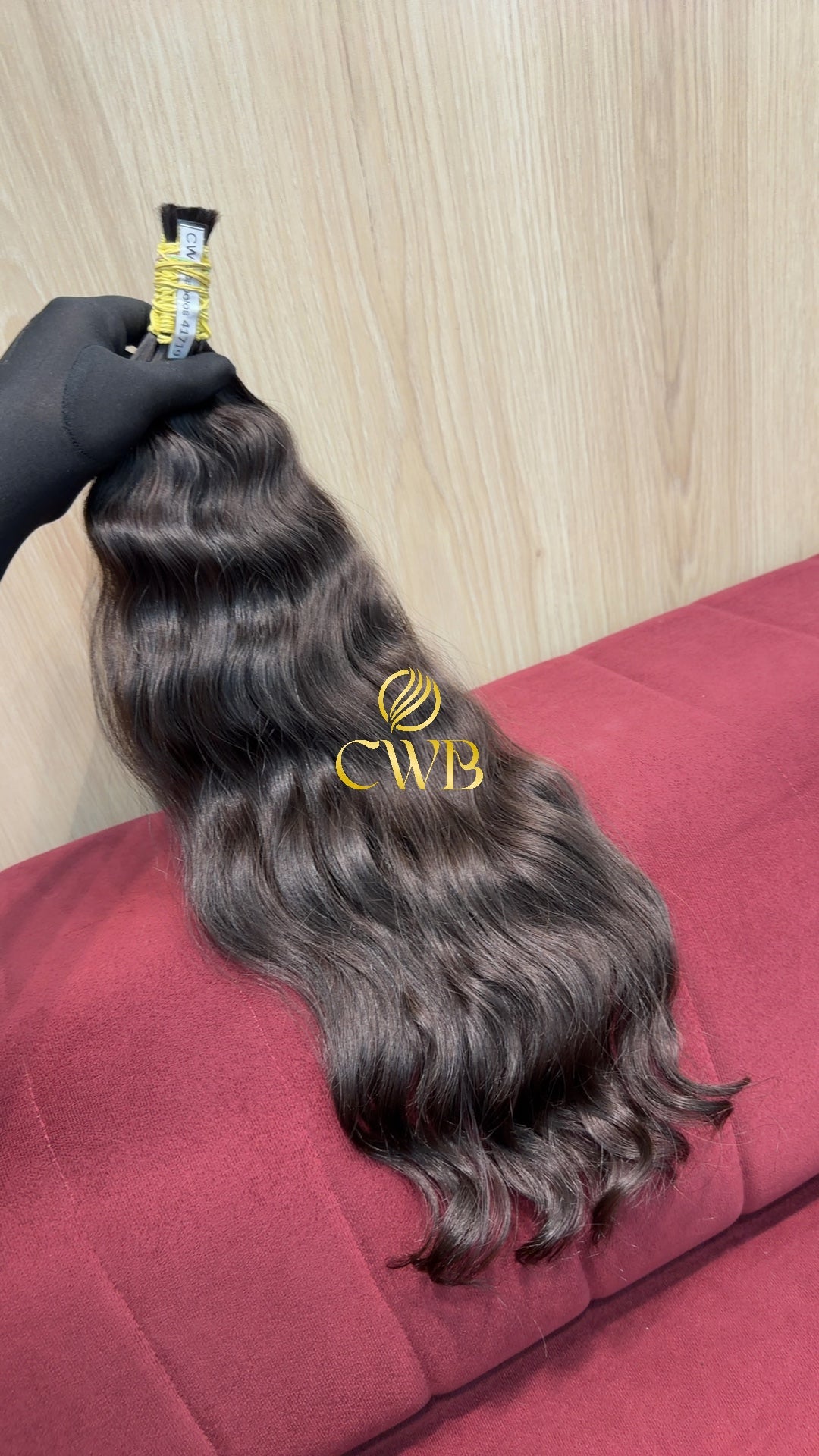 Cabelo Castanho Natural Médio 57cm 104g Brasileiro do Sul