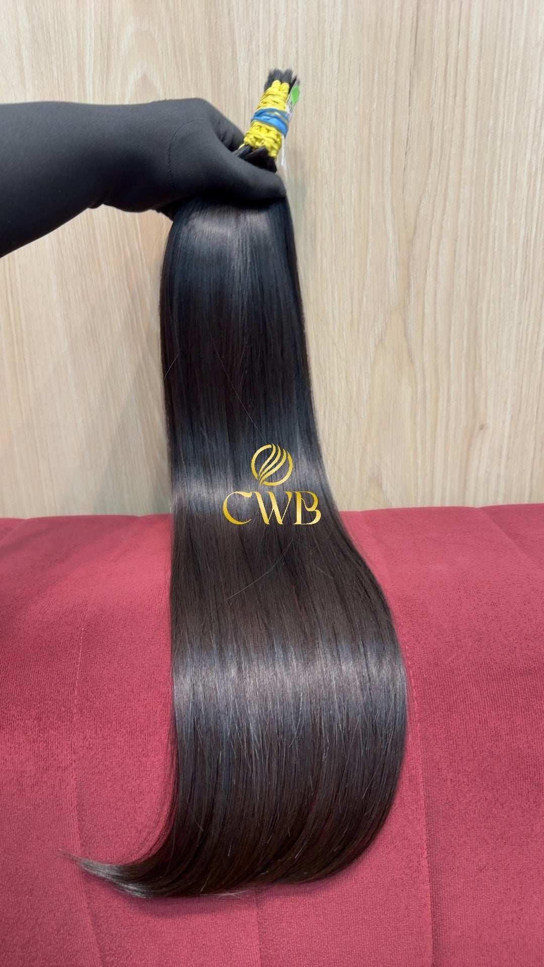 Cabelo Castanho Natural Escuro 63cm 107g Brasileiro do Sul