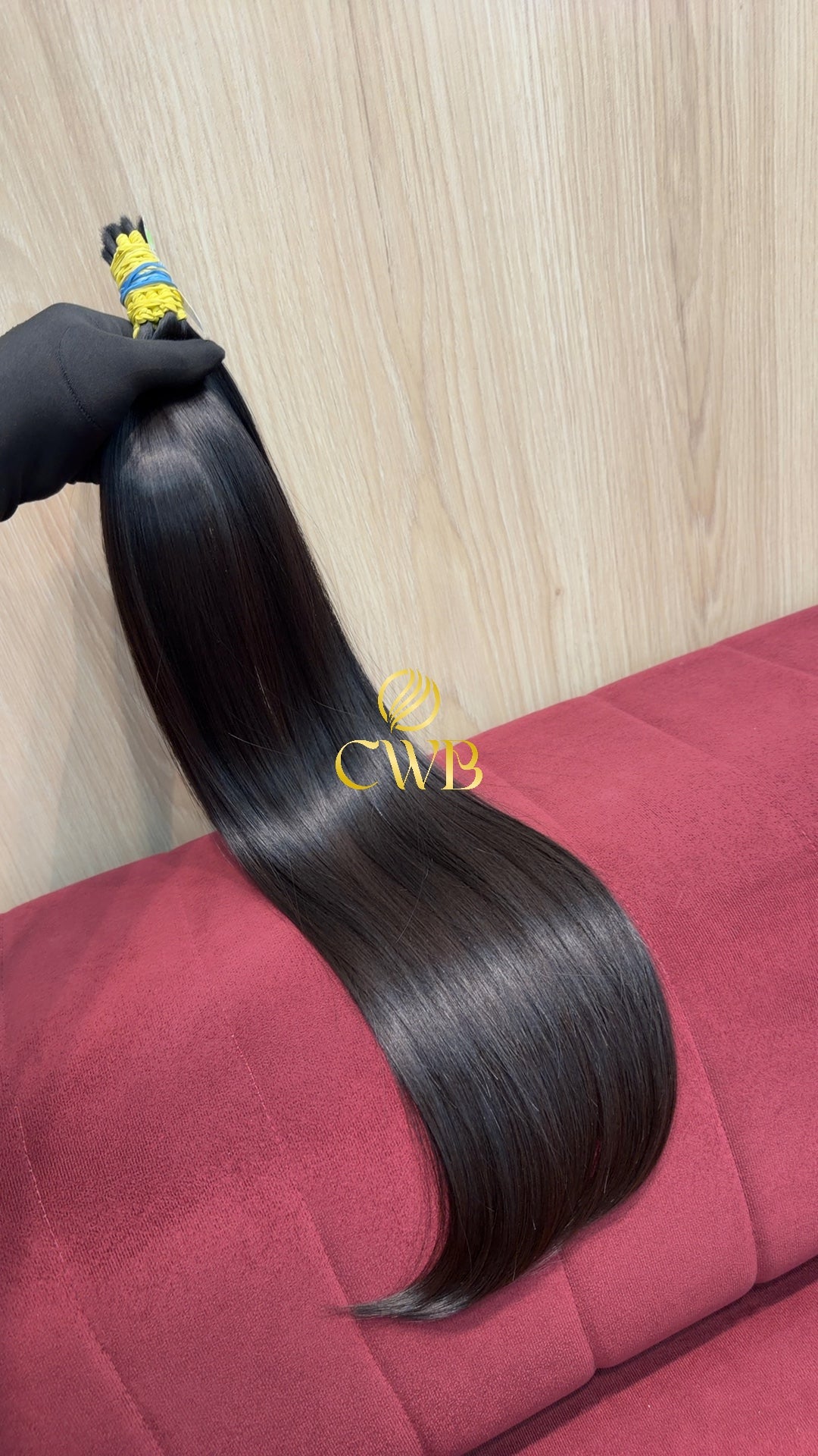 Cabelo Castanho Natural Escuro 63cm 107g Brasileiro do Sul