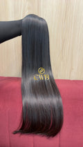 Cabelo Castanho Natural Escuro 63cm 107g Brasileiro do Sul