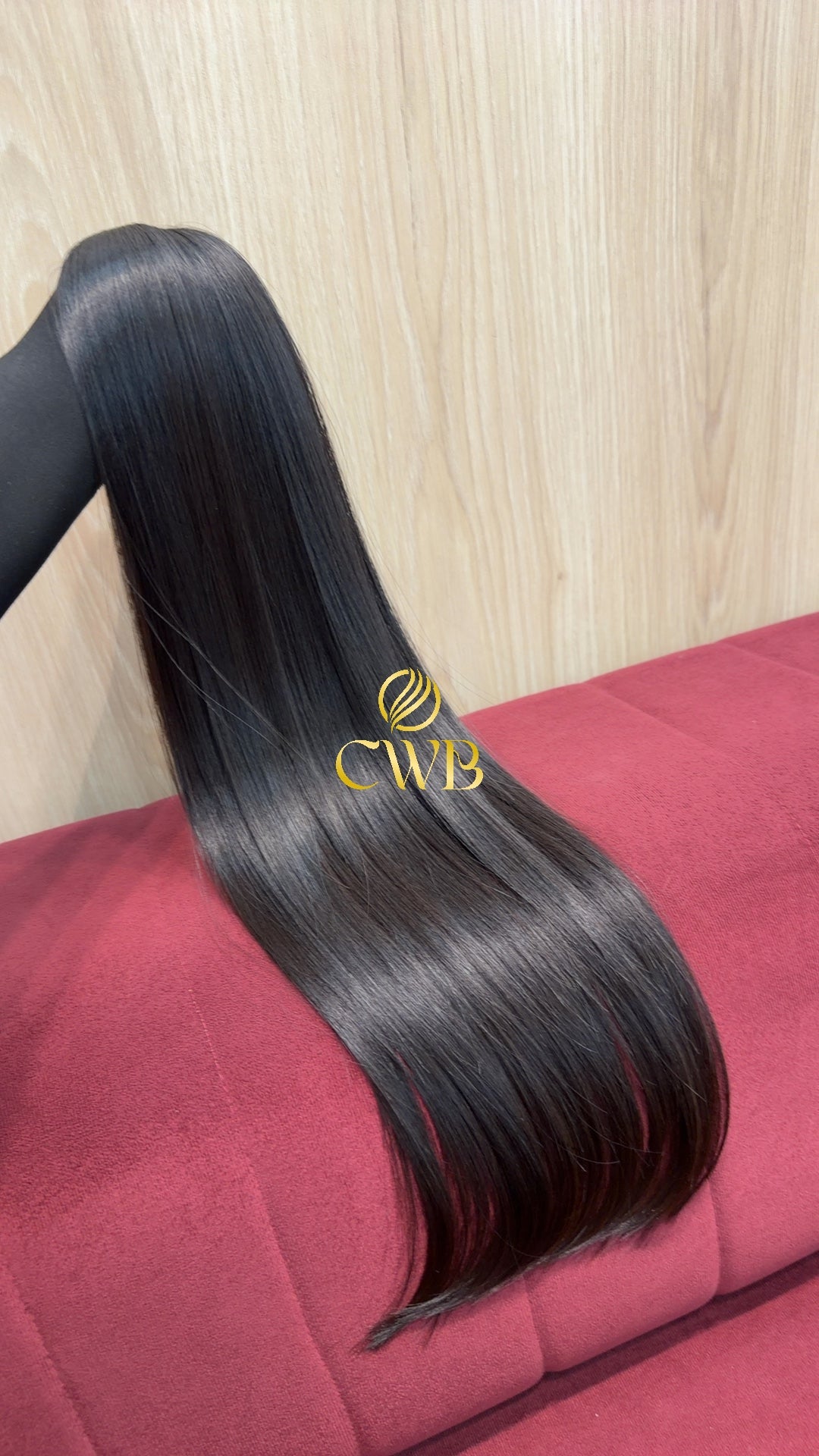 Cabelo Castanho Natural Escuro 63cm 107g Brasileiro do Sul