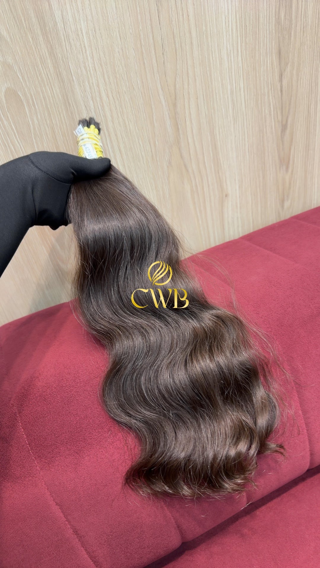 Cabelo Castanho Natural Claro 49cm 121g Brasileiro do Sul