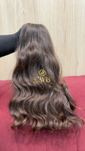 Cabelo Castanho Natural Claro 49cm 121g Brasileiro do Sul