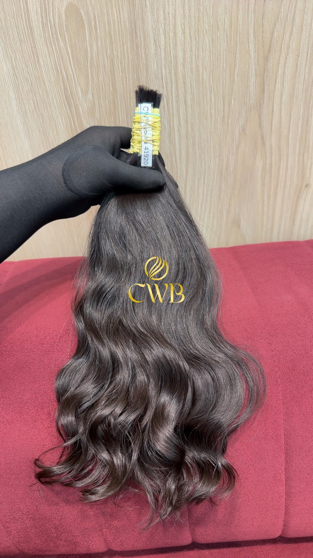 Cabelo Castanho Natural Escuro 41cm 105g Brasileiro do Sul
