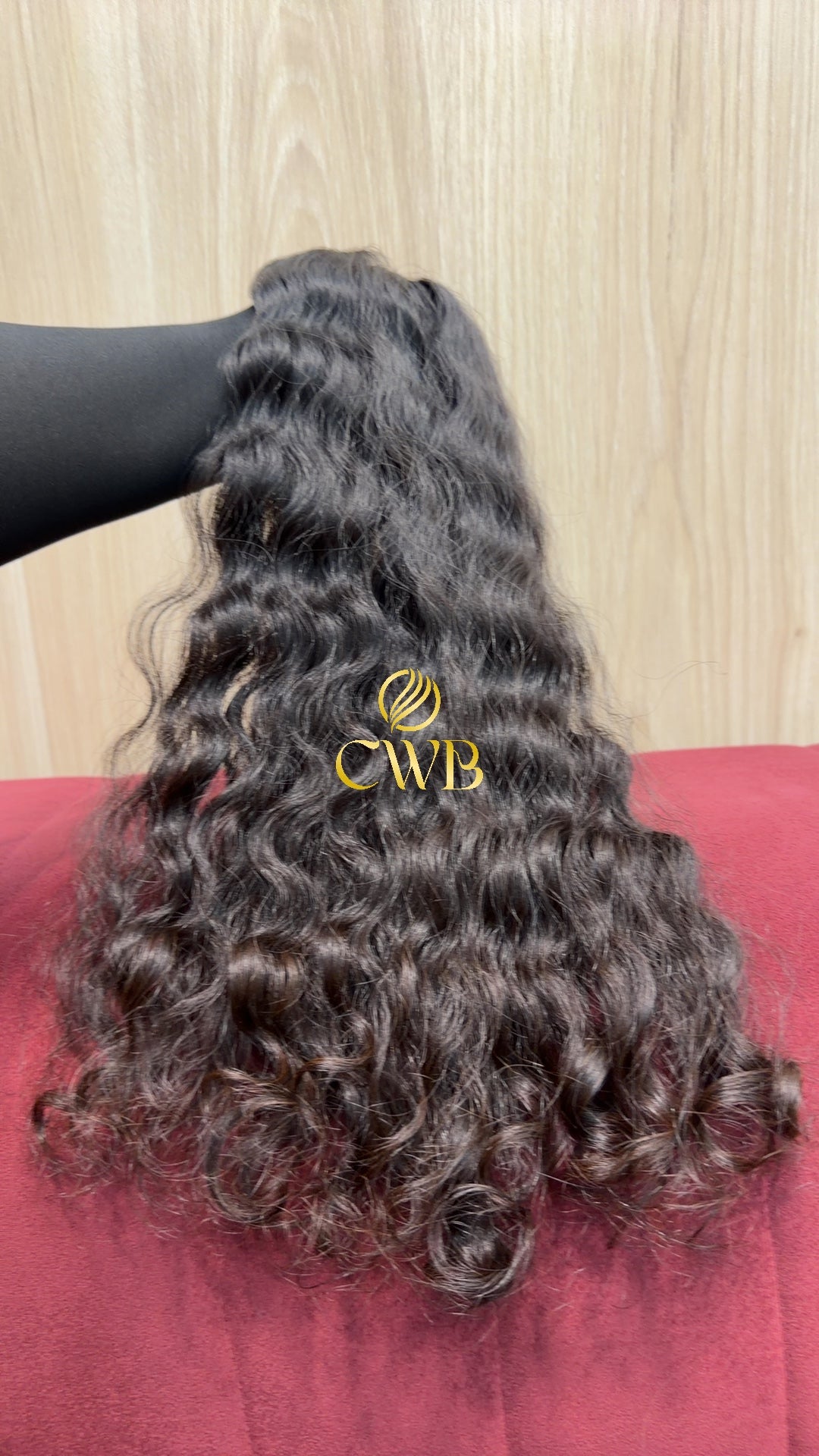 Cabelo Castanho Natural Escuro 51cm 77g Brasileiro do Sul