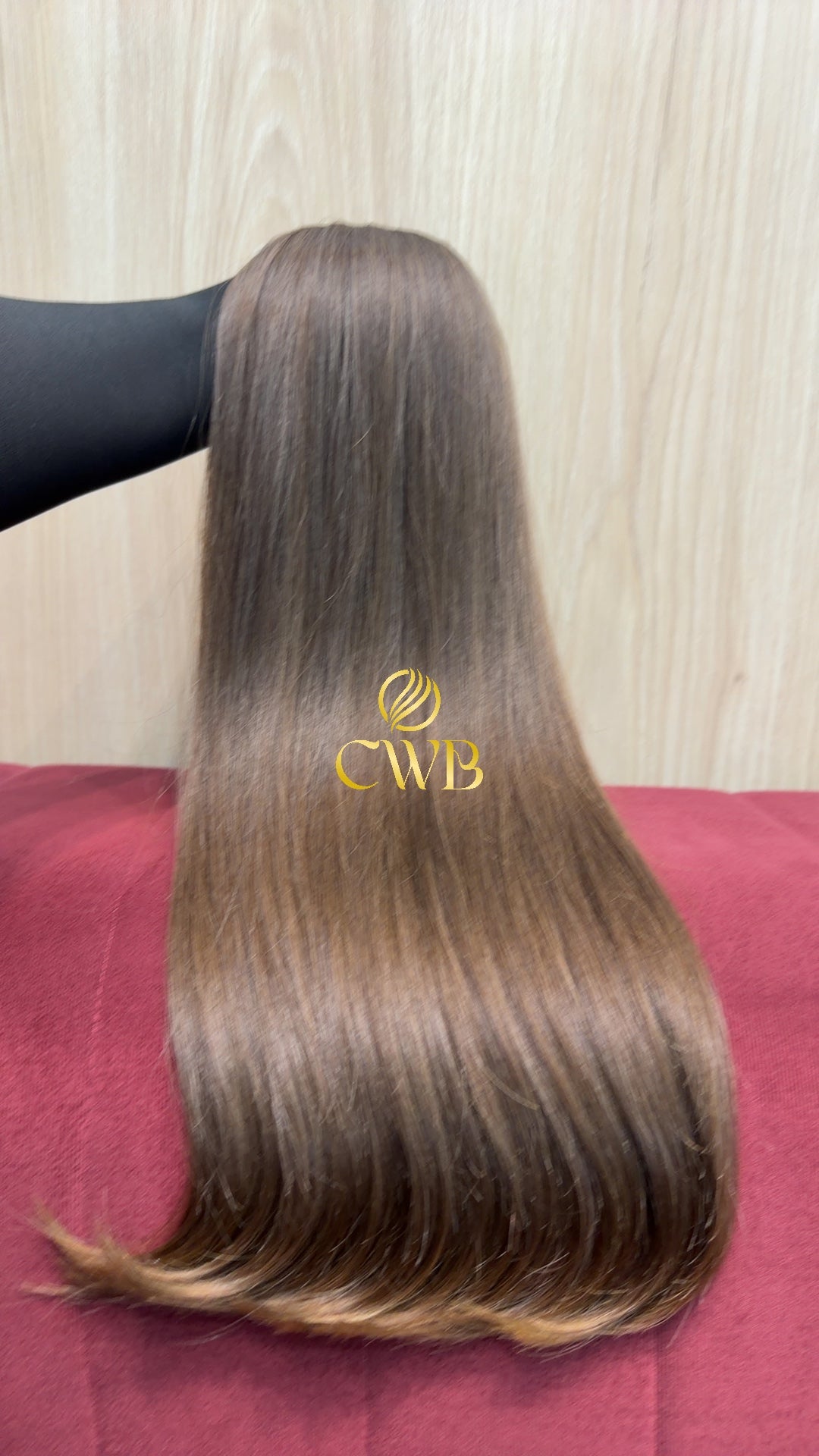 Cabelo Loiro Natural Escuro 60cm 191g Brasileiro do Sul