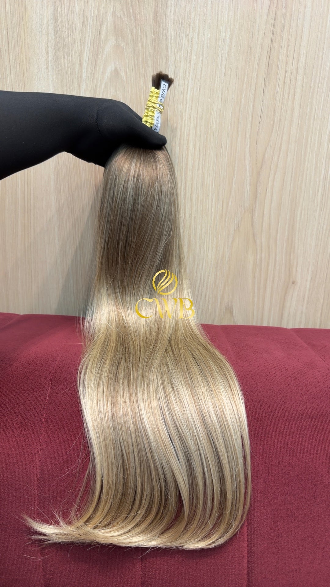 Cabelo Loiro Descolorido 64cm 93g Brasileiro do Sul