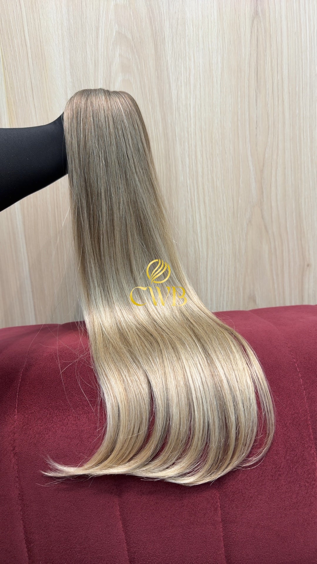 Cabelo Loiro Descolorido 64cm 93g Brasileiro do Sul