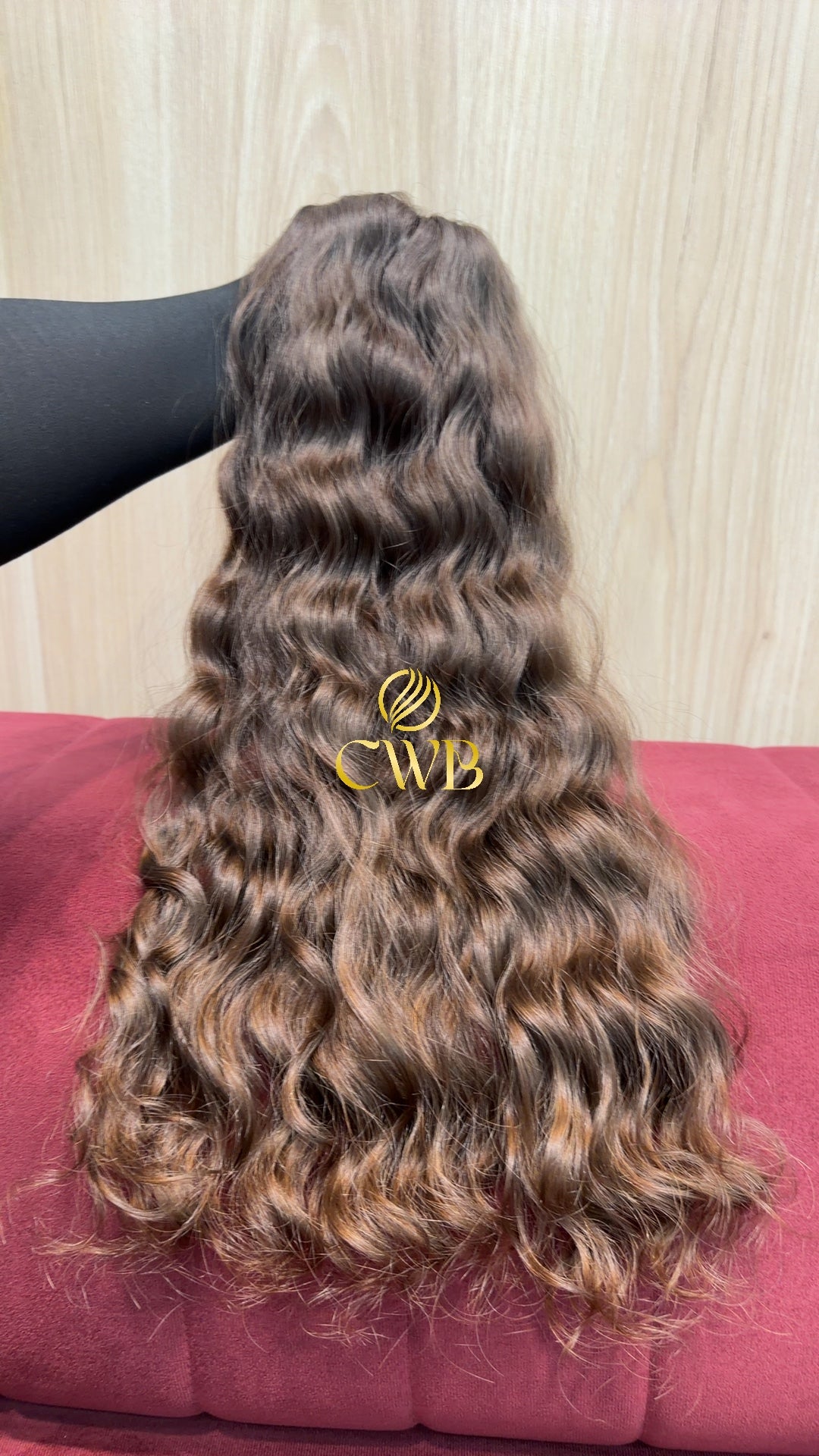 Cabelo Castanho Natural Claro 57cm 149g Brasileiro do Sul