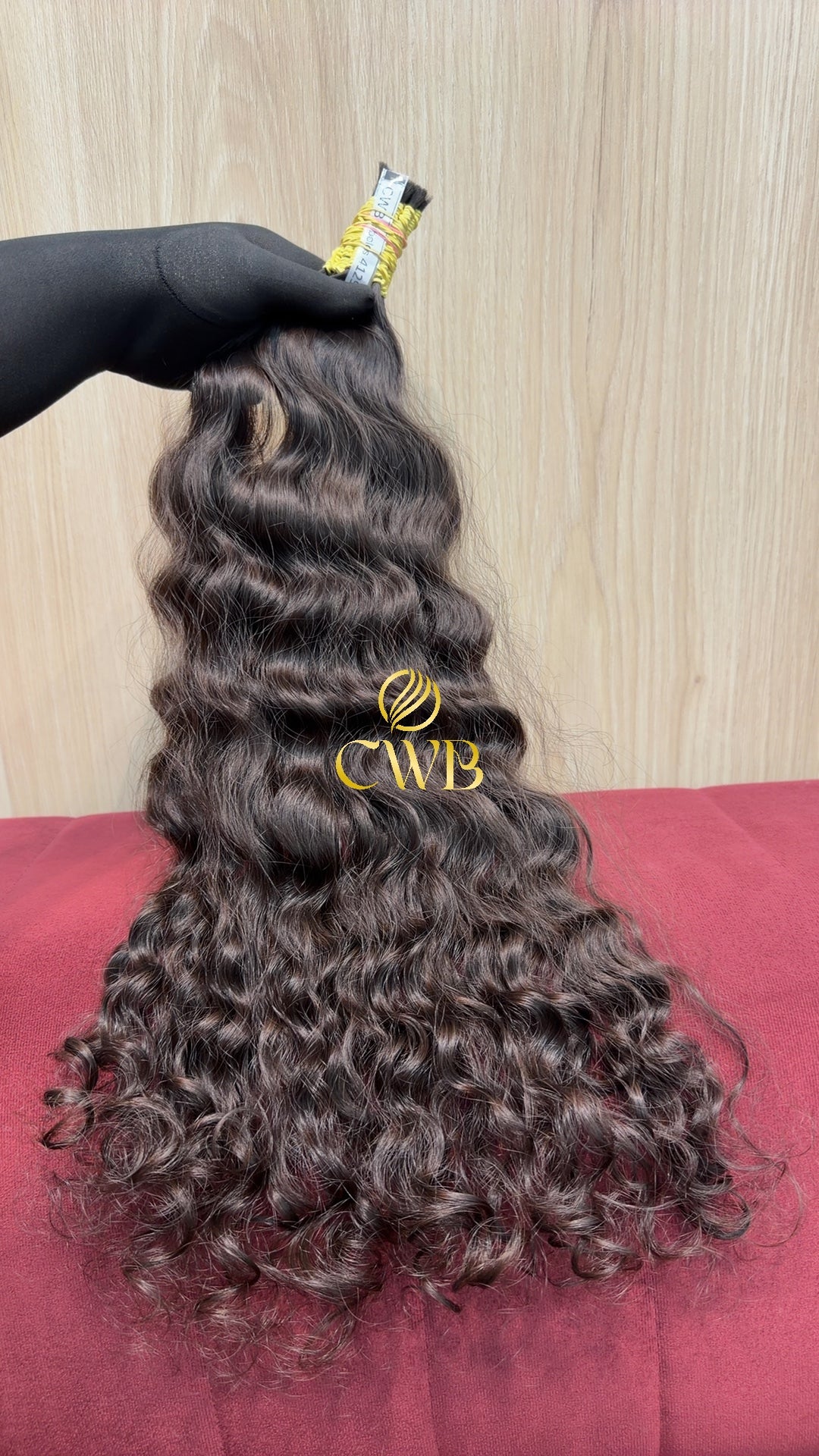 Cabelo Castanho Natural Médio 55cm 138g Brasileiro do Sul