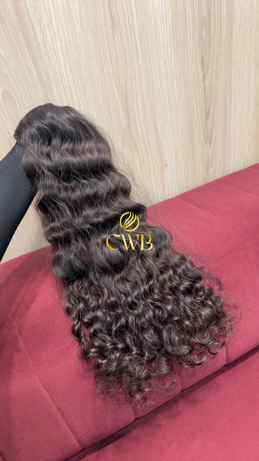 Cabelo Castanho Natural Médio 55cm 138g Brasileiro do Sul