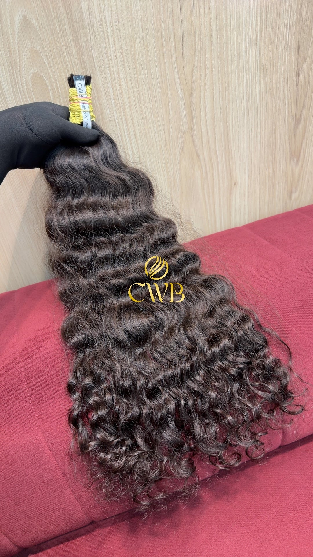 Cabelo Castanho Natural Médio 55cm 138g Brasileiro do Sul