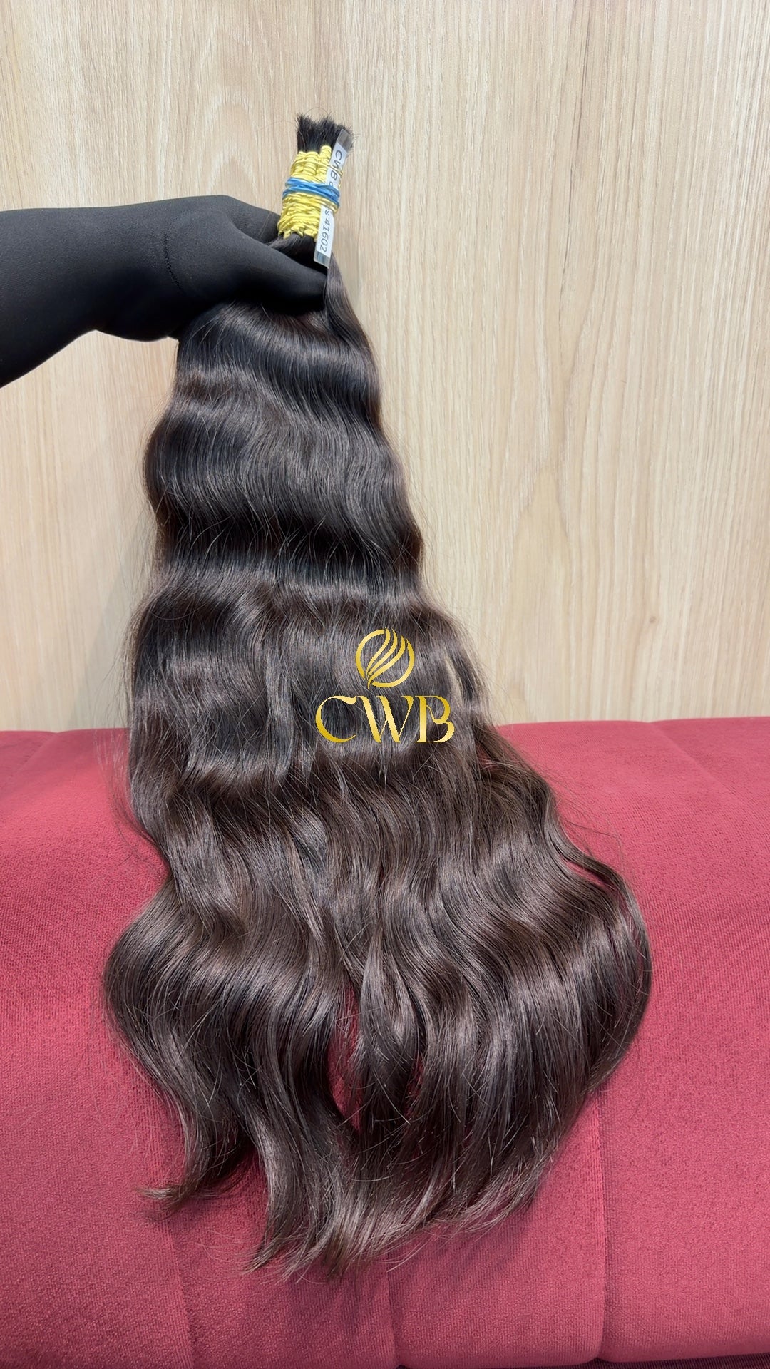 Cabelo Castanho Natural Médio 61cm 176g Brasileiro do Sul