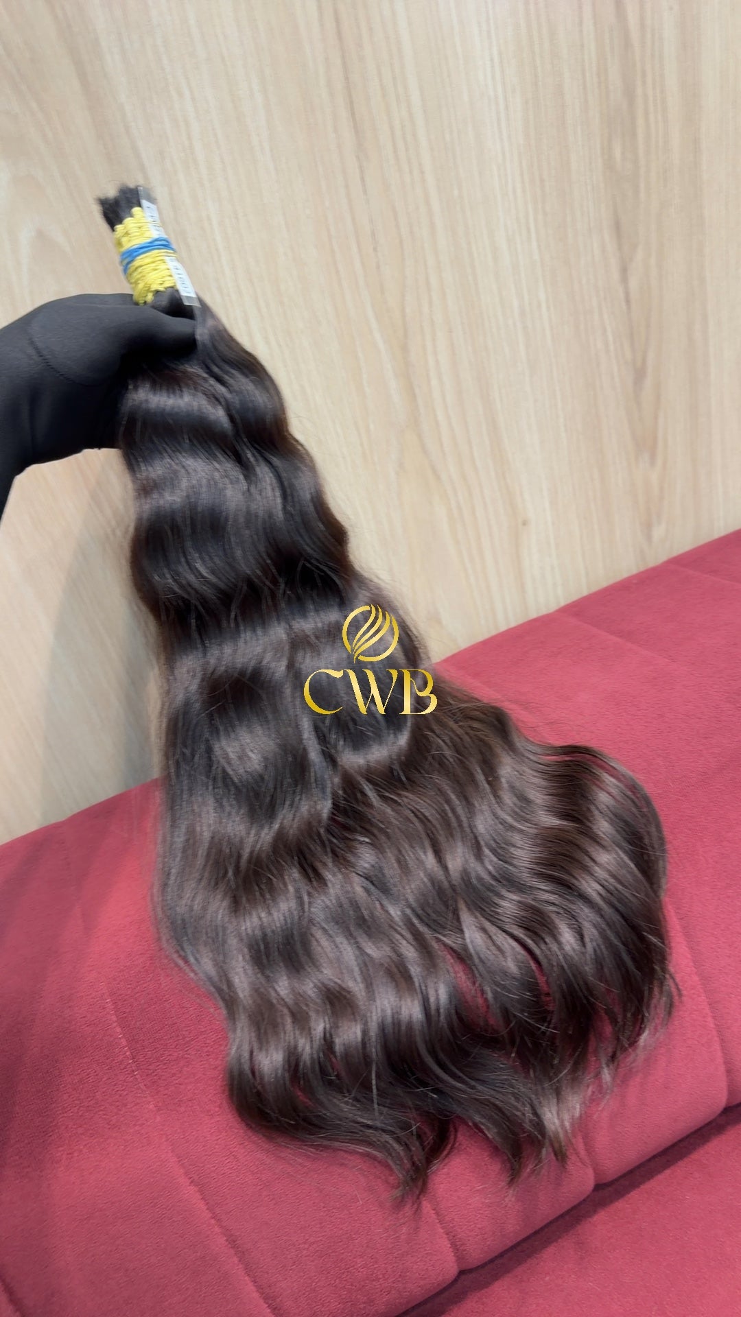 Cabelo Castanho Natural Médio 61cm 176g Brasileiro do Sul