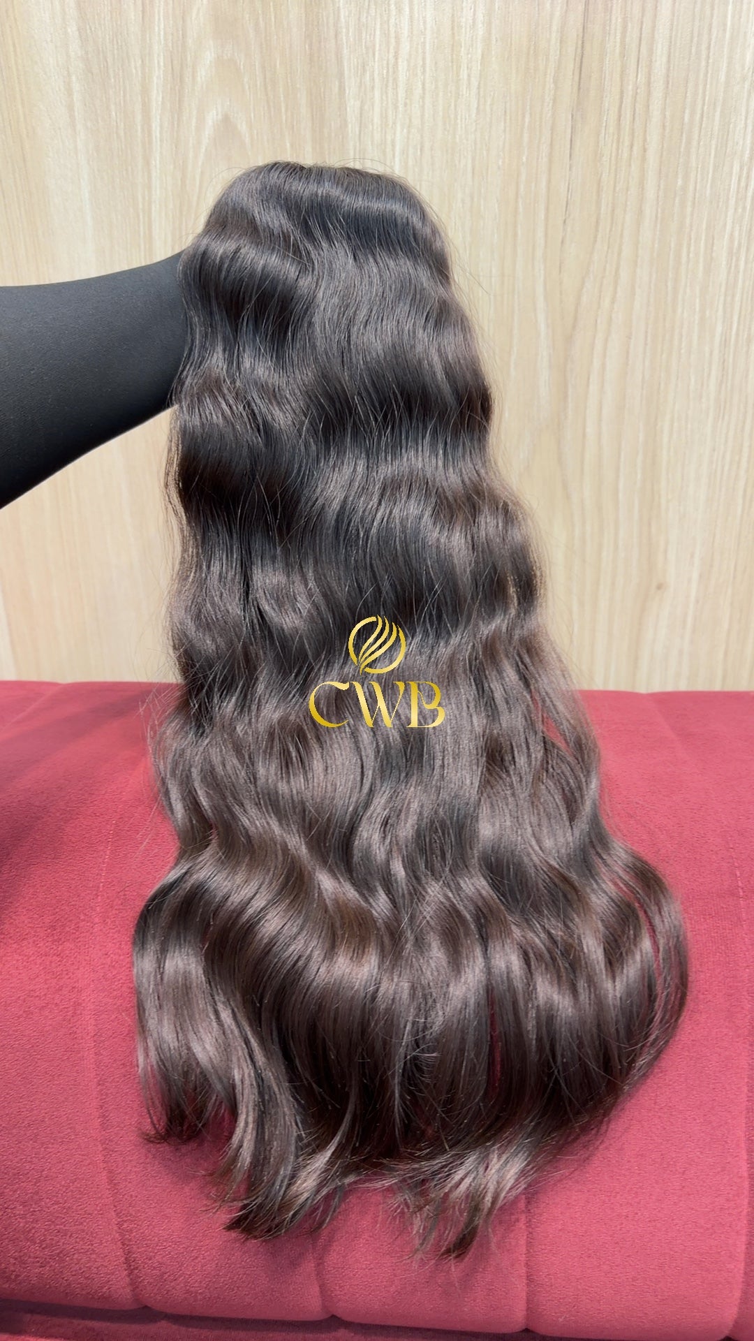 Cabelo Castanho Natural Médio 61cm 176g Brasileiro do Sul