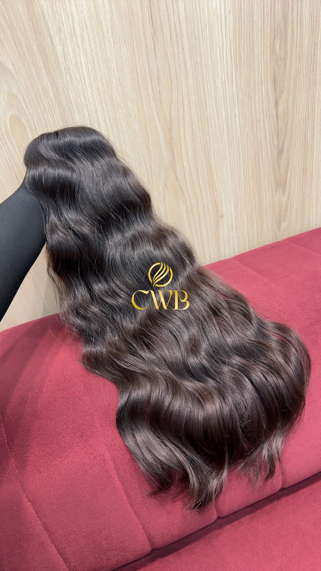 Cabelo Castanho Natural Médio 61cm 176g Brasileiro do Sul