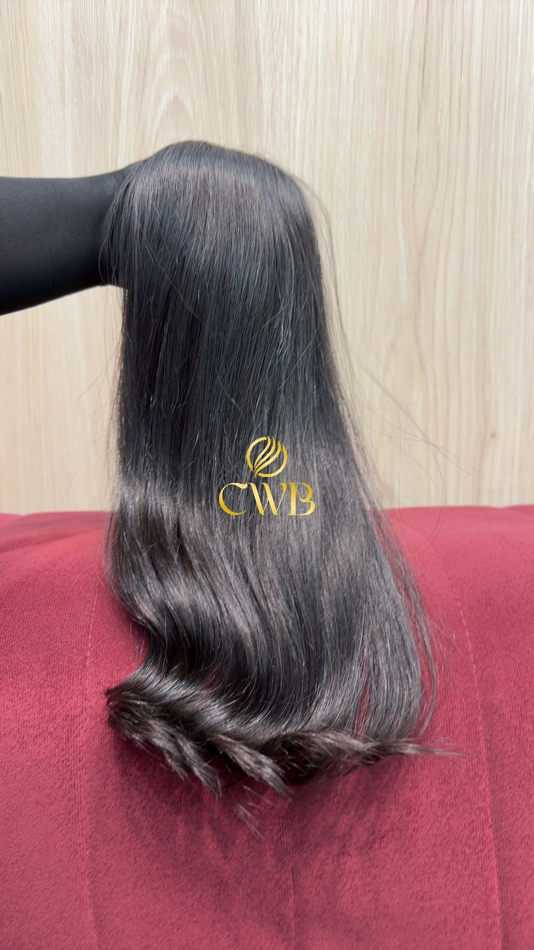 Cabelo Castanho Natural Escuro 48cm 91g Brasileiro do Sul