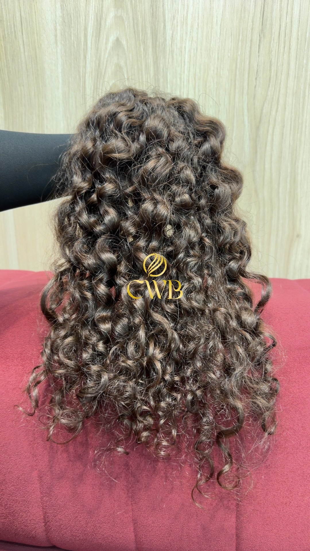 Cabelo Castanho Natural Claro 43cm 117g Brasileiro do Sul